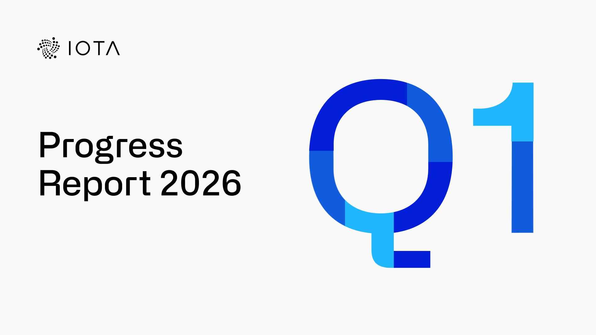 IOTA Q1 2026 Progress Update