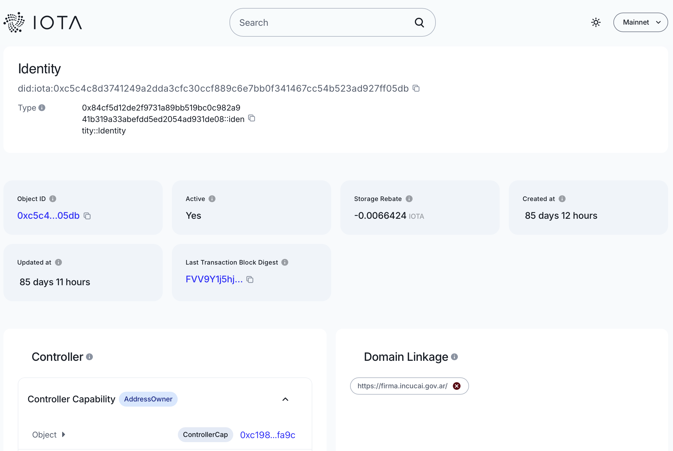 A National Health Authority, Live and Verifiable on IOTA